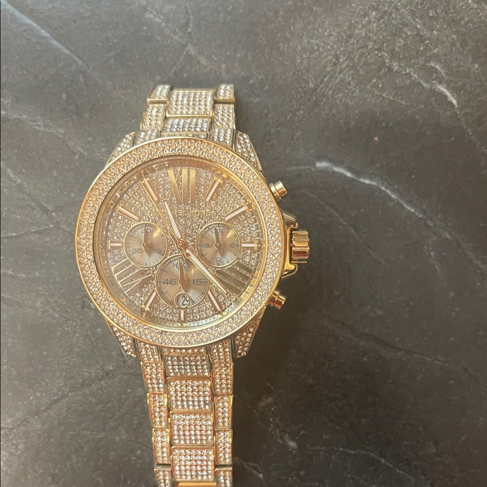 Michael Kors Gold Crystal Women's Watch